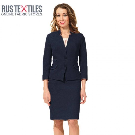 Boiled Wool Fabric Navy Boiled Wool Fabric Navy