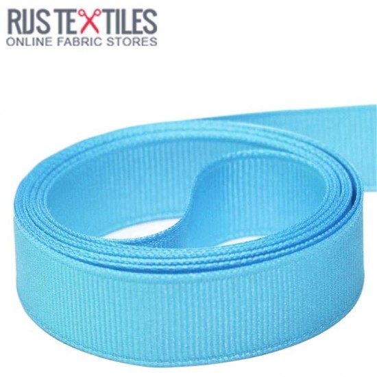 Grosgrain Ribbon Aqua 25mm Grosgrain Ribbon Aqua 25mm