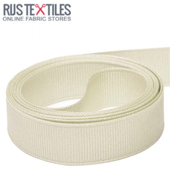 Grosgrain Ribbon Off White 25mm Grosgrain Ribbon Off White 25mm