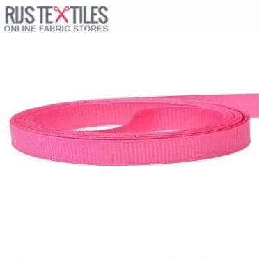 Nastro Grosgrain Hot Pink 10mm | Rijs Textiles