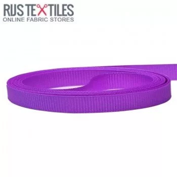 Grosgrain Ribbon Purple 10mm