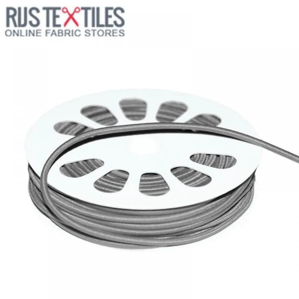 Cordon Élastique Gris 3mm (au Mètre)