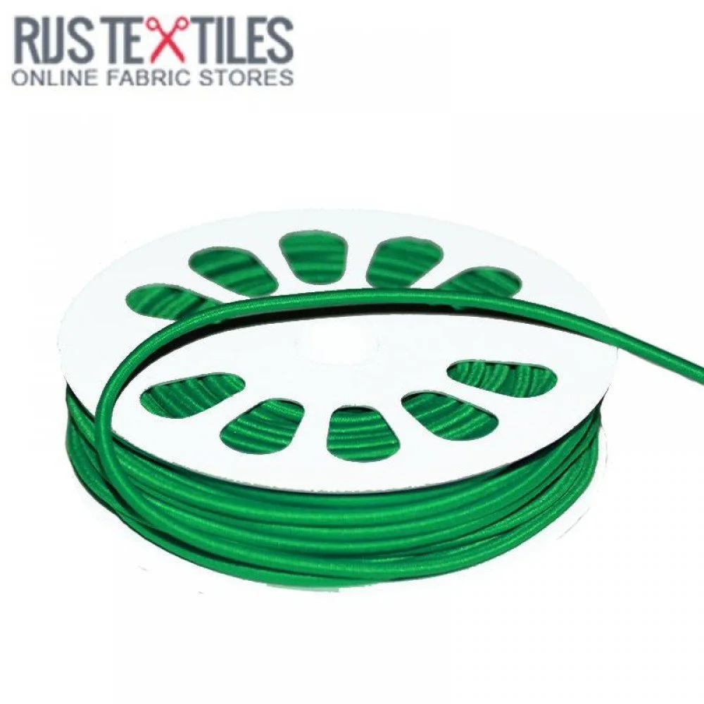 Cordon Élastique Herbe Verte 3mm (au Mètre)