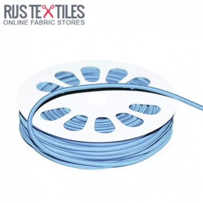 Elastisch Koord Licht Blauw 3mm (Per Meter) - (Elastisch Koord 3mm)