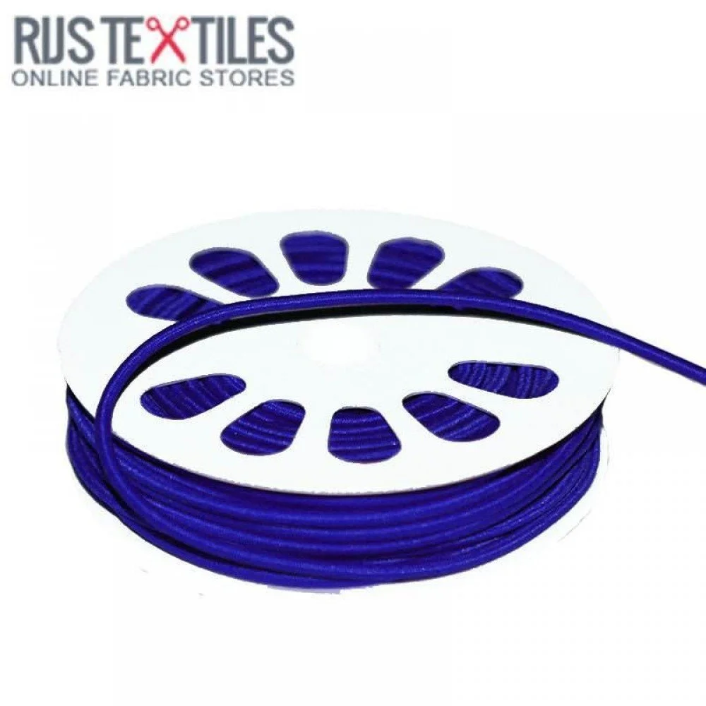 Cordon Élastique Cobalt 3mm (au Mètre)