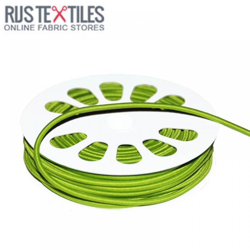 Gummi Anoraksnor Lime 3mm (Metermål) Gummi Anoraksnor Lime 3mm (Metermål)
