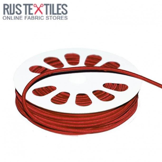 Corda Elástica Rosso 3mm (Al Metro) - (Corda Elástica 3mm)