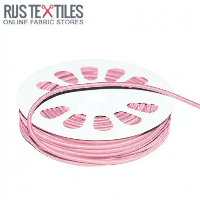 Elastisch Koord Roze 3mm (Per Meter) - (Elastisch Koord 3mm)