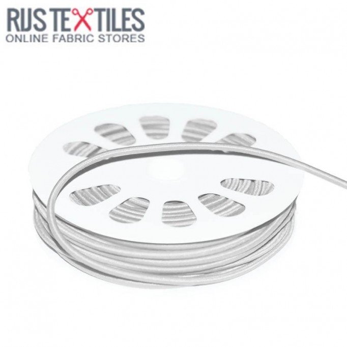 Elastisch Koord Wit 3mm (Per Meter) - (Elastisch Koord 3mm)