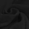 Baumwoll Musselin Stoff Schwarz