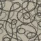 Jacquard Strickstoff - Kette Beige Schwarz  - (Jersey Stoffe)