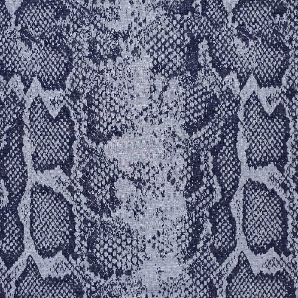 Strik Jacquard Stof - Slange Mønster Jeans Strik Jacquard Stof - Slange Mønster Jeans
