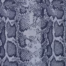 Jacquard Strickstoff - Schlangenmuster Jeans