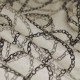 Jacquard Fabric - Chain Beige Black Jacquard Fabric - Chain Beige Black