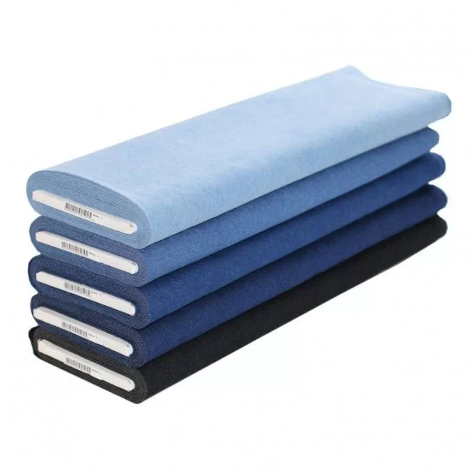 Jeansstof Stretch 10-OZ 5 Farver 6 Meter Pakke  - (Jeans Stof Bomuld )