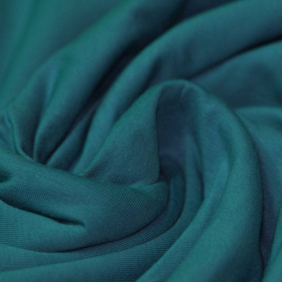 Cotton Jersey Knit Fabric Petrol Cotton Jersey Knit Fabric Petrol