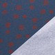 Jogging Fabric - Dandelion Jeans Melange / Red Jogging Fabric - Dandelion Jeans Melange / Red