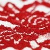 Lace Fabric Stretch Red - (Lace Fabric)