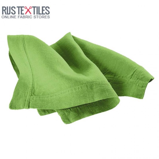 Linen Fabric Grass Green Linen Fabric Grass Green
