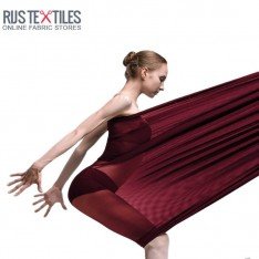 Mesh Fabric Stretch Bordeaux