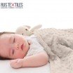 Tessuto Minky Pile Beige Chiaro - (Tessuto Minky Pile )