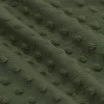 Tissu Minky Polaire Armée Verte - (Tissu Minky a Pois)