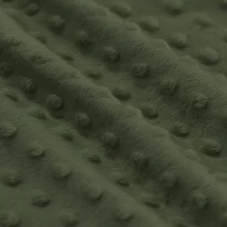 Minky Fleece Stof Leger Groen