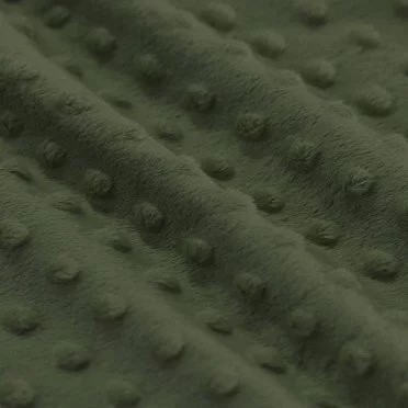 Minky Fleece Stof Leger Groen - (Minky Fleece Stof)