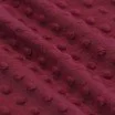 Minky Fleece Stof Bordeaux - (Minky Fleece Stof)