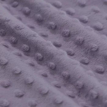 Tissu Minky Polaire Mauve Tissu Minky Polaire Mauve