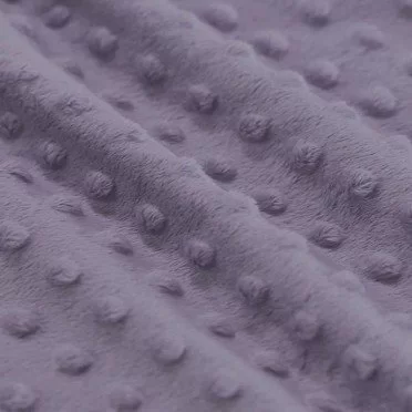 Minky Dotted Fleece Mauve - (Minky Dotted Fleece)