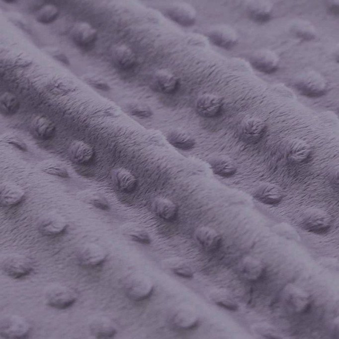 Minky Fleece Stoff Mauve - (Minky Fleece Stoffe)