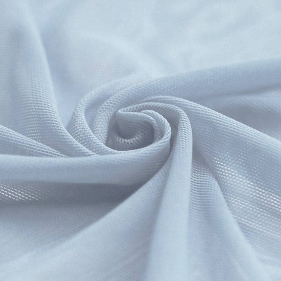 Mesh Fabric Stretch Light Blue Mesh Fabric Stretch Light Blue
