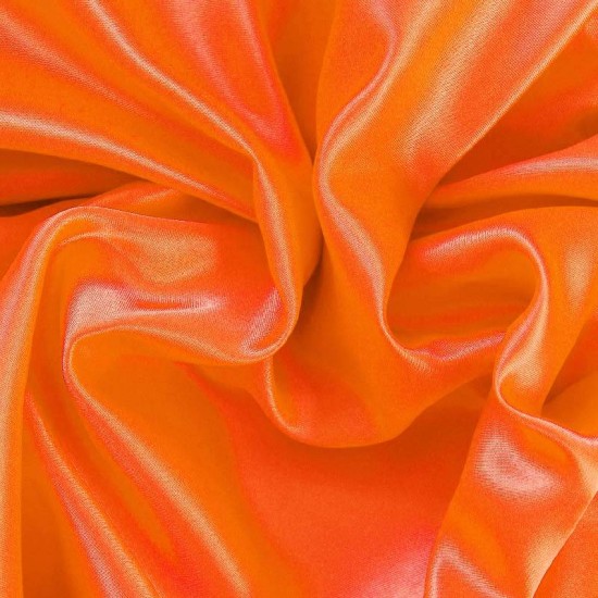 Satin Fabric Fluor Orange Satin Fabric Fluor Orange