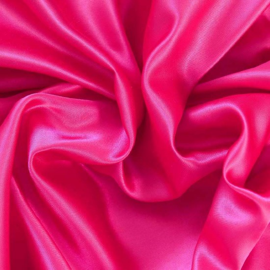 Satin Fabric Fluor Pink Satin Fabric Fluor Pink
