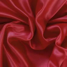 Polyester Satinstoff Dunkelrot