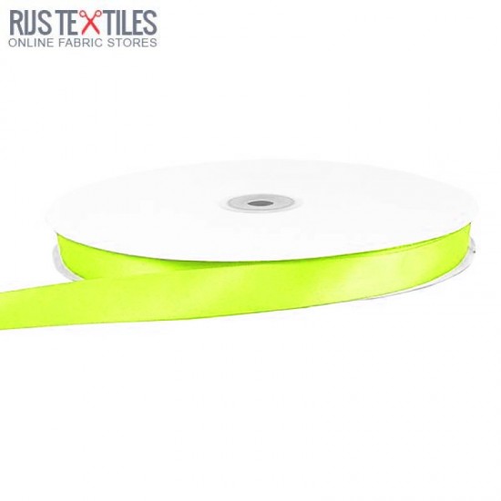 Satin Ribbon 9mm Fluor Yellow Satin Ribbon 9mm Fluor Yellow