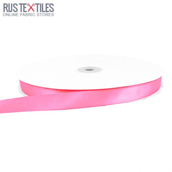 Satin Ribbon 9mm Fluor Pink Satin Ribbon 9mm Fluor Pink