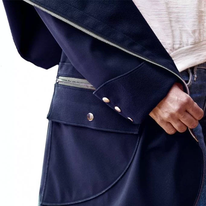 Softshell Stretch Stof Donker Blauw - (Softshell Stoffen)