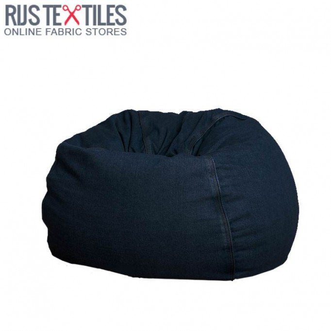Jeansstoff Baumwoll 8-OZ Dunkelblau  - (Jeans Stoff Baumwolle )