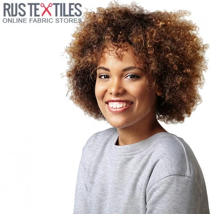 Tissu Sweat Gris Clair Mélange - (Tissu Sweat)