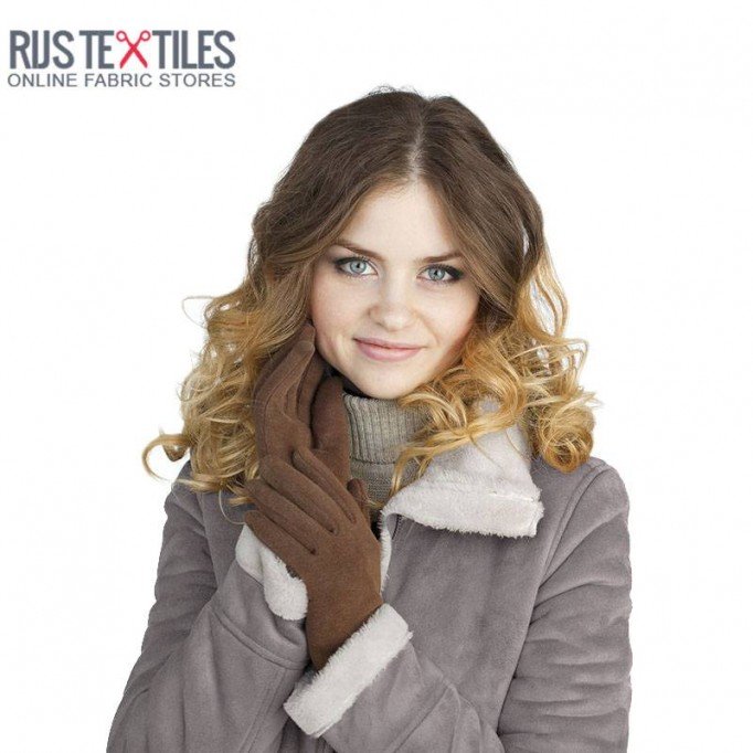 Sherpa Faux Fur Lamb Fabric Light Grey - (Fashion Fabrics)