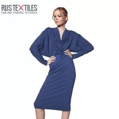 Tissu Jersey Modal Cobalt Foncé