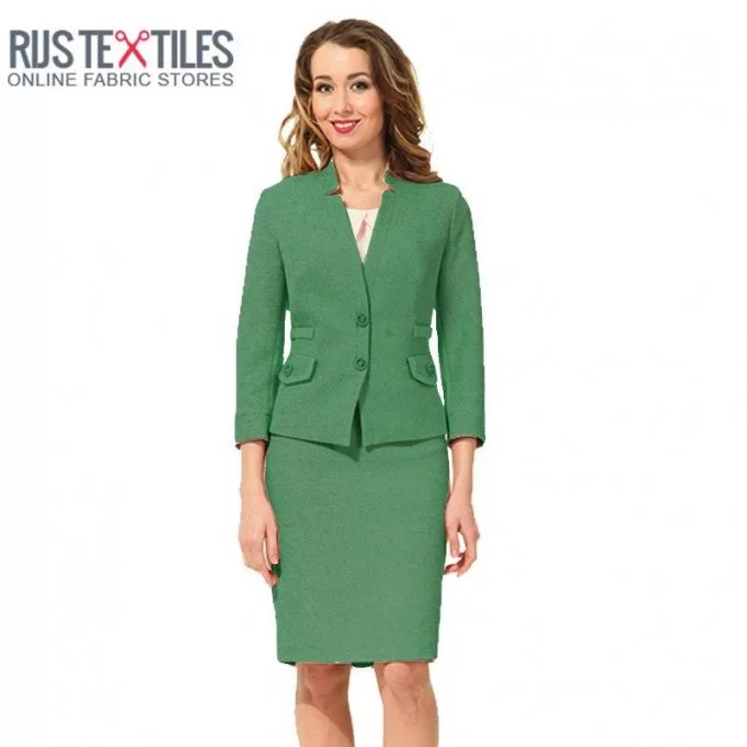 Boiled Wool Fabric Emerald Green - (Boiled Wool Fabric)