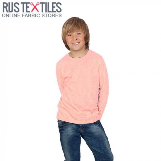 Jersey Stoff Baumwolle Lachsrosa Jersey Stoff Baumwolle Lachsrosa