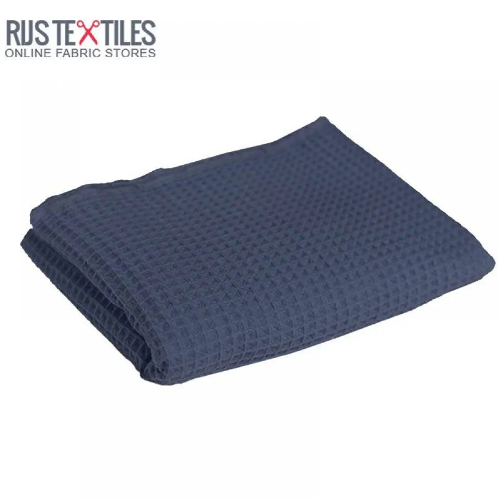 Tissu Piqué Gaufré Jeans Foncé Tissu Piqué Gaufré Jeans Foncé - (Tissu Piqué Gaufré)