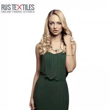 Jersey Di Viscosa Verde Militare - (Tessuto Jersey Di Viscosa)