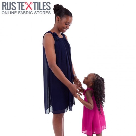 Chiffon Fabric Navy Chiffon Fabric Navy