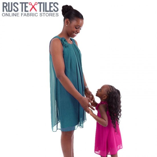 Chiffon Fabric Petrol Chiffon Fabric Petrol