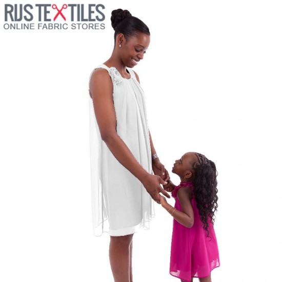Chiffon Fabric White Chiffon Fabric White